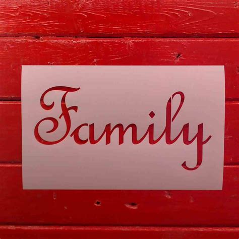Printable Family Stencil